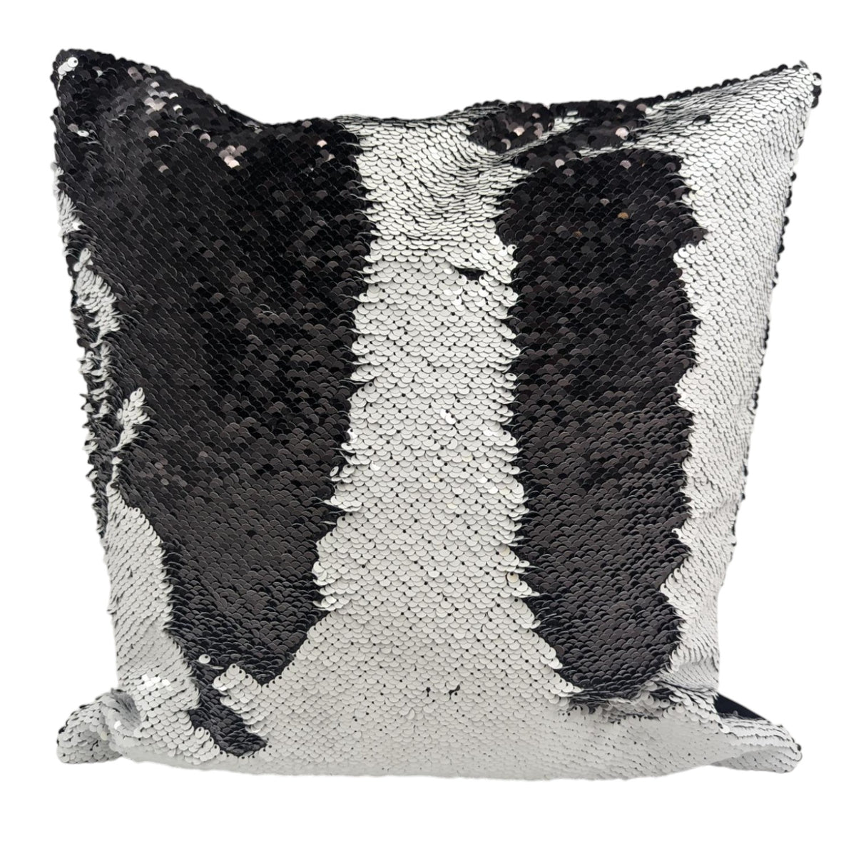 Sequin Sublimation Cushion Cover in Black - 100% Polyester