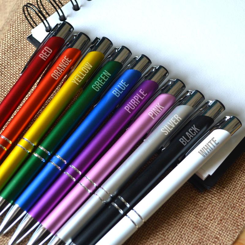 Blank Metal Aluminium Ballpoint Pen - Ideal for Engraving or UV Printing