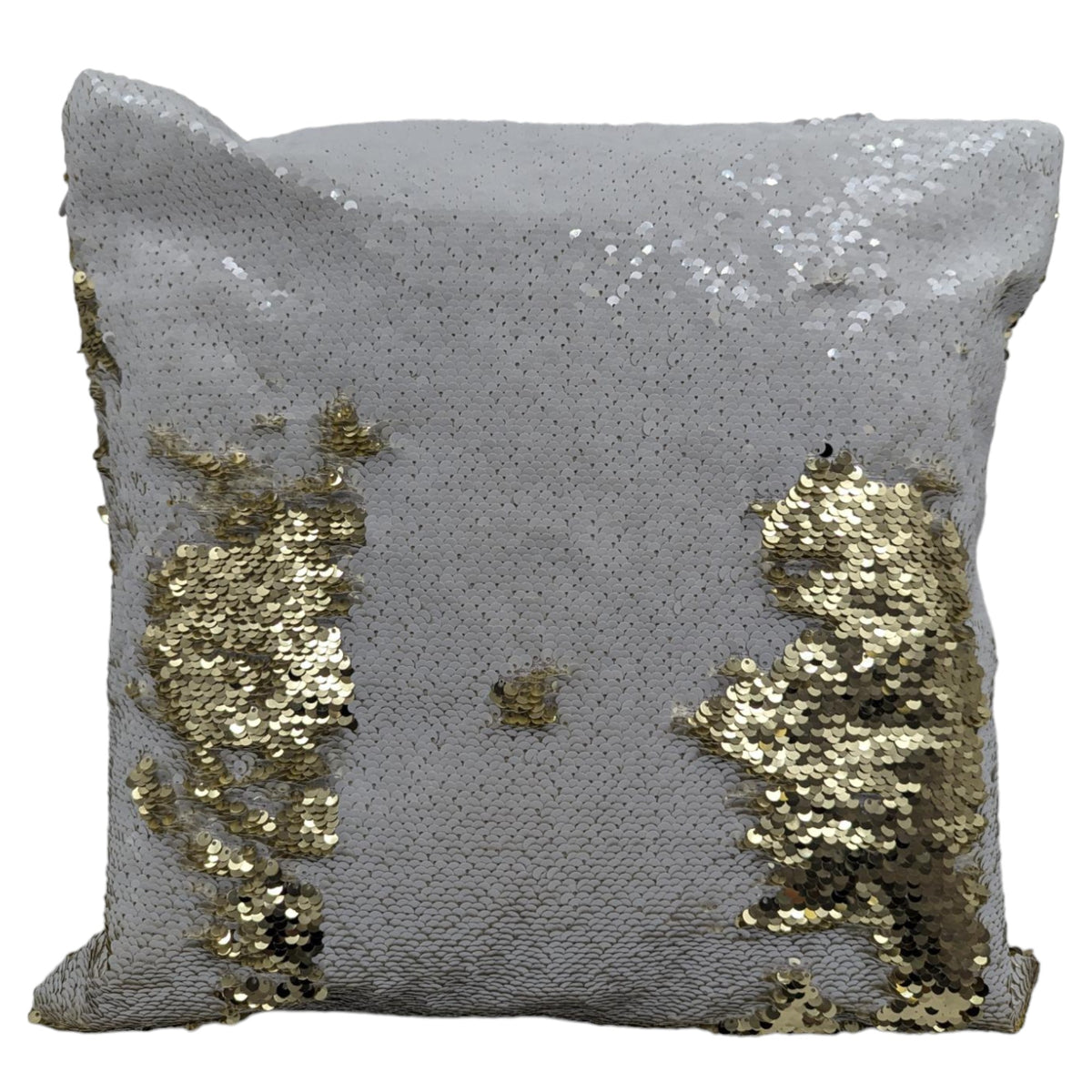 Sequin Sublimation Cushion Cover in  Gold - 100% Polyester