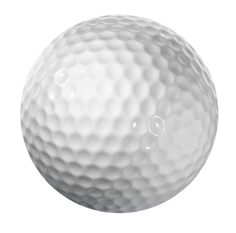 Blank White Golf Balls - Ideal For UV Printing