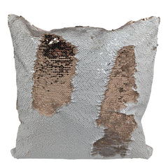 Sequin Sublimation Cushion Cover in Rose Gold - 100% Polyester