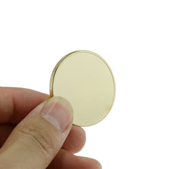 Blank Round Coins Fiber Laser Engravable Coin or Medal in Silver and Gold Colour